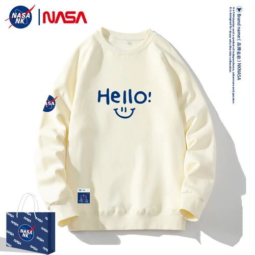 Мужская демисезонная утепленная осенняя толстовка для влюбленных, в американском стиле