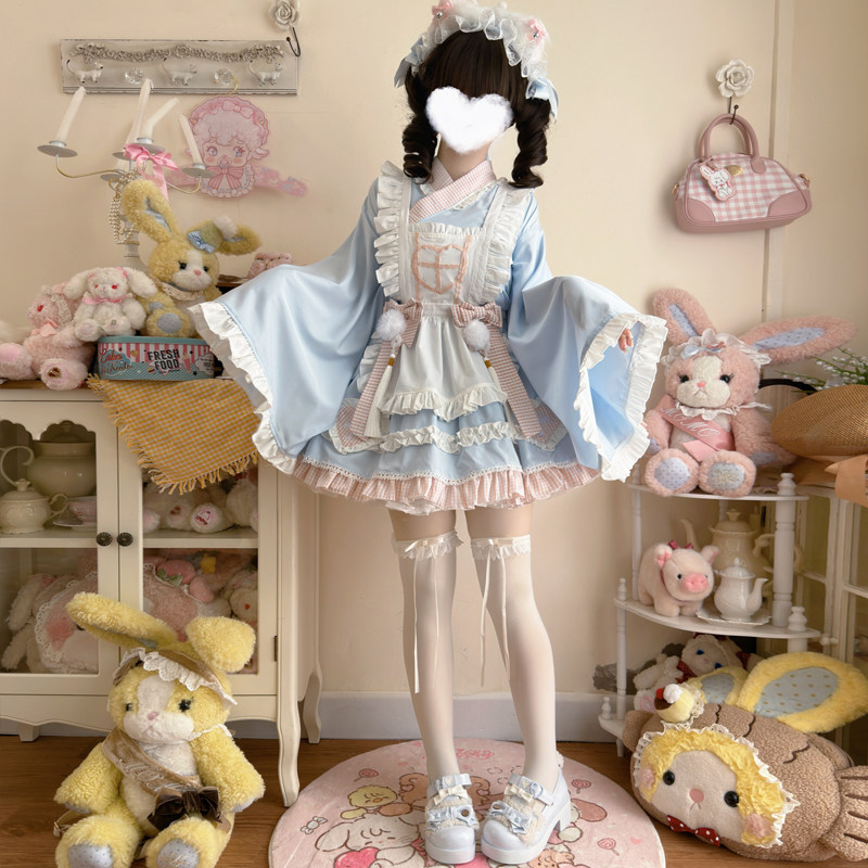 Seriously obsessed! this super cute lolita dress, designed by han gu liang, features an adorable kitty nurse theme. it's bursting with girlish charm what are you waiting for? grab yours now! Seriously obsessed! this super cute lolita dress, designed by han gu liang, features an adorable kitty nurse theme. it's bursting with girlish charm what are you waiting for? grab yours now!
