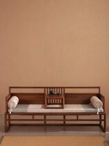 New Chinese style ebony wood Arhat bed simple sofa tea table and chair small apartment refreshing living room tea room Zen B&B chair