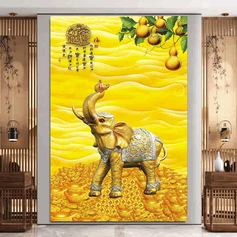 新品·縁起象、壁画、背景、掛画 大象招财壁画- Top 50件大象招财壁画- 2025年12月更新- Taobao