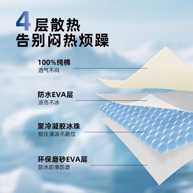 Prigel Cooling Ice Pad for Kids Safety Seat, Car Seat for Babies and Infants, for Use in Summer