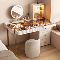 Italian light luxury dressing table 2023 new high-end modern simple bedroom dressing table storage cabinet integrated table