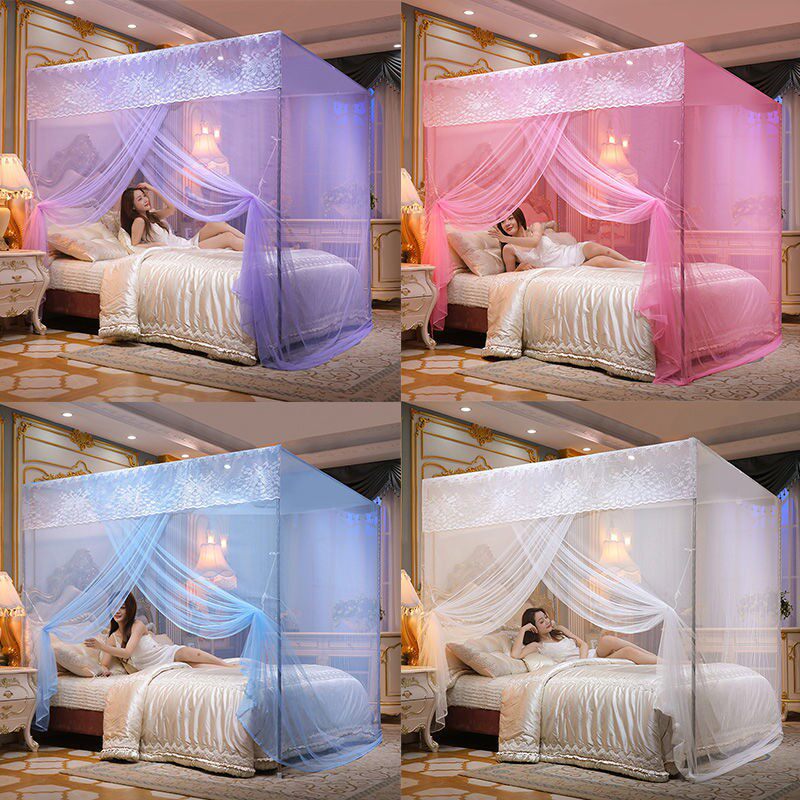 Home Single Open Account Installed 1 m mosquito nets exempt from floor single door Student encryption 8 Wind bed Double Dormitory Princess 