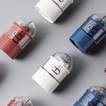 Tablet Flour Milling Machine Chopped Tablet Divider Grinding Machine Crushed Medicinal Powder manual Sub-cut 10% Two portable sub-medicine box