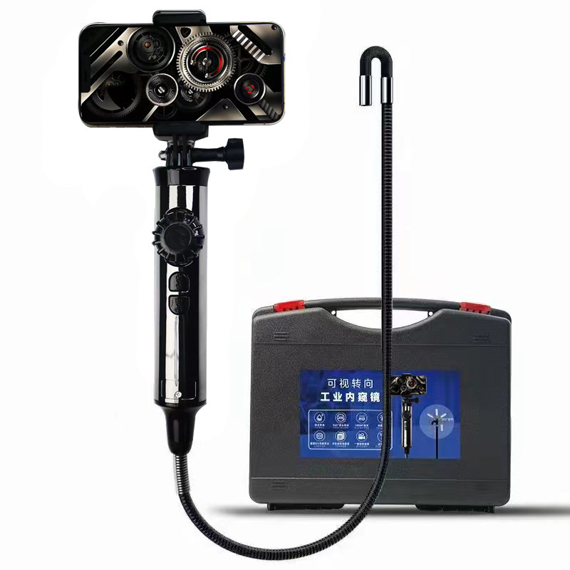 自動車修理用360度回転内視鏡、高精細ビデオ録画、円筒形回転内視鏡