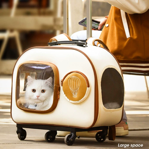 Чемодан для выхода на улицу, портативная коробка, тележка, рюкзак, домашний питомец, кот