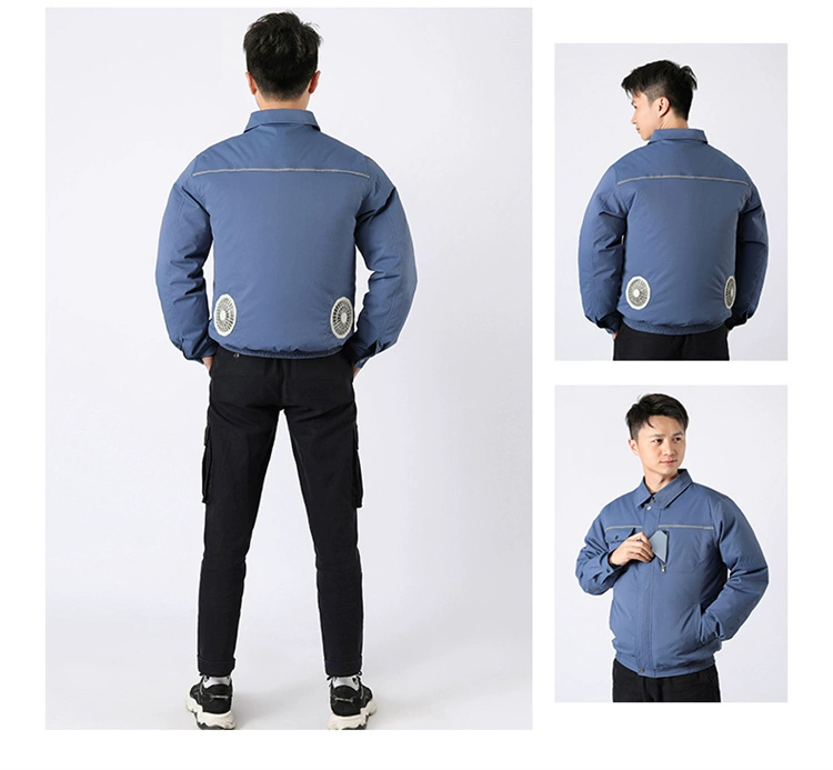 quần áo bảo hộ cao cấp Quần áo điều hòa, quần áo quạt nam, quần áo bảo hộ lao động làm mát, mùa hè sạc điện lạnh công trường quần áo bảo hộ lao động, áo khoác làm mát quan ao lao dong nam quần bảo hộ nam
