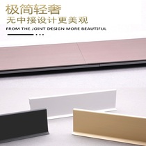 New Red Kickfeed Double - layer Closed 6cm floor line European - style ultra - thin 10 cm rose gold kickboard minimal