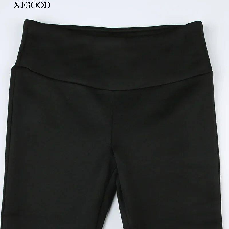 Мисс тонкий кашемир заниженная талия micro-модель ла брюки Women's fleece low-rise cropped pants 