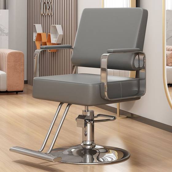 간단한 이발소 의자, 미용실을 위한 특별한 이발소 의자, 고급 인터넷 유명인 헤어커팅 의자, 이발소 회전