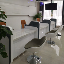 Bank non-cash counter customer financial processing counter public desk signing counter desk reception power grid consultation desk