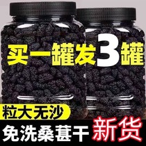 Xinjiang dried mulberries 500g black mulberries are preferred for making tea soaking in water and drinking ready-to-eat new arrival mulberry dried black mulberries dried tea seeds