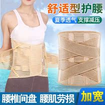Summer care belt Breathable Ultra Slim Slim Waist Pain Lumbar Disc Strain Protection Belt Seniors Waist Support Steel Sheet Protect Waist Men And Women