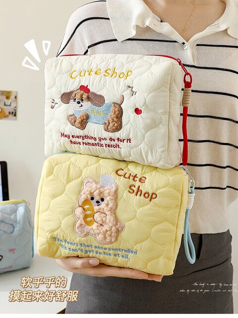 Cute Dachshund Dog Toiletry Bag Makeup Bag Lightweight Portable Large Capacity Travel 2026 New Model Skincare Storage Bag