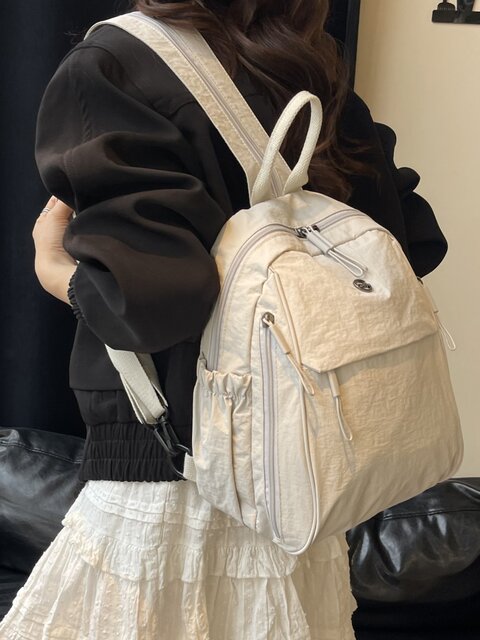 Multifunctional Backpack, Simple and Versatile Crossbody Bag, Unisex Outdoor Travel Bag, Lightweight Commuter Student School Bag