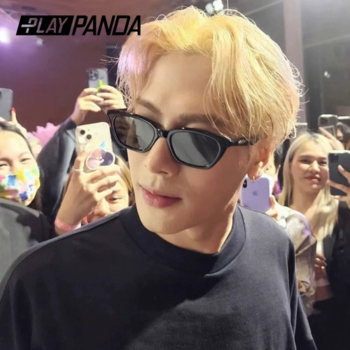 Ретро солнцезащитные очки на солнечной энергии, кошачий глаз, популярно в интернете, защита от ультрафиолета, изысканный стиль