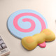 Lollipop Silicone Wrist Rest Mouse Pad Memory Foam Keyboard Wrist Rest Office Wrist Rest Palm Rest Mouse Pad Cute for Women