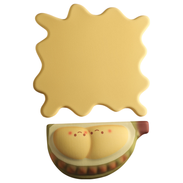 Cartoon Fruit Mouse Pad Silicone Wrist Pad Cute Girls Elbow Pad Hand Rest Wrist Rest Elbow Pad