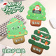 Cute Cartoon Christmas Tree Shaped Silicone Wrist Rest Mouse Pad, Cartoon Wrist Rest Pad, Cute Office Desk Decoration Pad