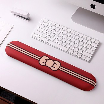 Cute Bow Mouse Pad with Wrist Rest ins Memory Foam Slow Rebound Office Gaming Computer Desk Pad Keyboard Rest