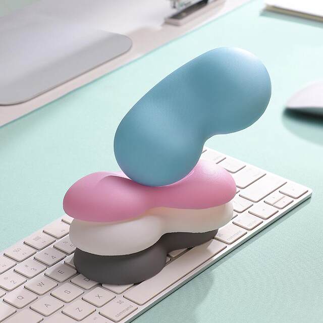 Wrist Pad Mouse Pad Office Gaming Thickened Silicone Wrist Support Pad Keyboard Hand Rest Computer Creative Hand Protection Pad