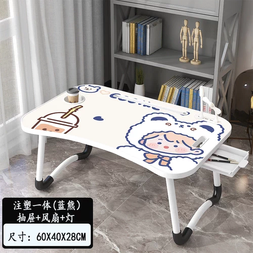 Кровать для компьютерного стола склад маленький стол Lazy Dest Student Dormitory Student Dormitory Learning Writing Table Стол для спальни детский залив.