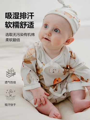 Семейство дуба, детская, летняя тонкая одежда, новорожденная кимоно, бэби, чистый хлопок новорожденный, костюм для скалолазания