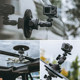 Action camera suction cup bracket car mount mobile phone suction cup gopro universal cycling fast release accessories