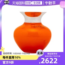 (Self-operated) Dogale Venezia Italian handmade orange vase European style luxury small flower vase