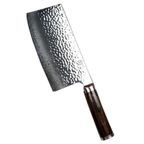 (Self-operated) kai Kaiyin Shun Knife Chinese kitchen knife slicing meat knife forged knife Damascus steel TDM0712