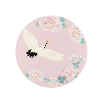 (Self-operated) Living room bedside girls bedroom pink new Chinese style light luxury high-end cloakroom round carpet computer chair