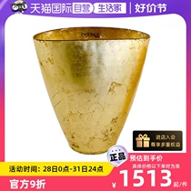 (Self-operated) Dogale Venezia Italian living room decoration gold vase glass water flower vase