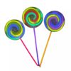 Fluorescent Rotating Lollipop Hand-Cranked Stress-Relief Light-Up Toy 2025 New Model Fun Photo-Taking Kindergarten Activity Gift