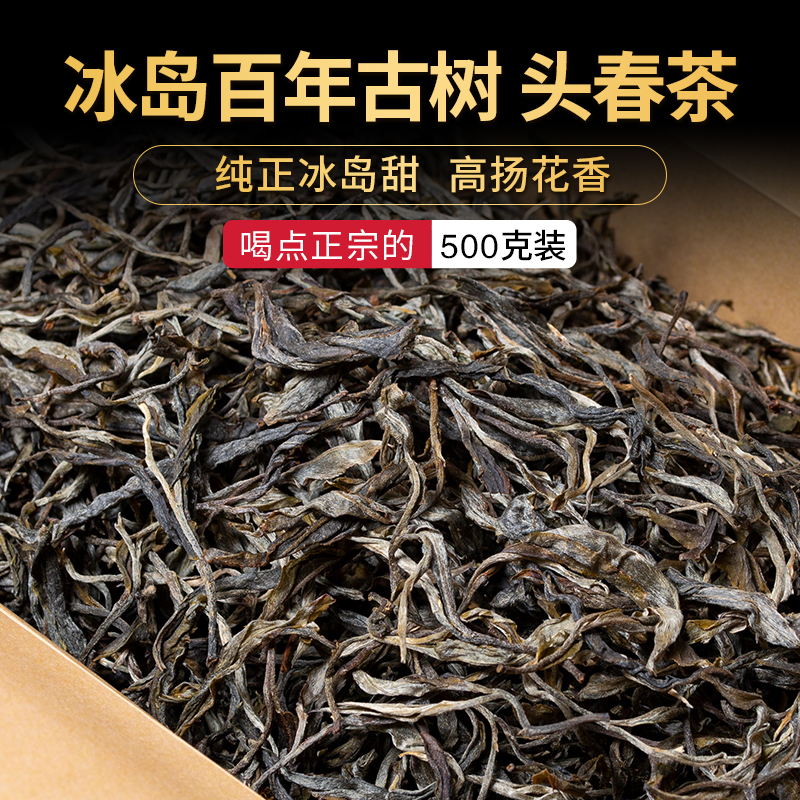 Raw Pu-Erh Tea Loose Leaf 2026 Ice Island Ancient Tree Early Spring Pure Material Premium Raw Pu-Erh Loose Leaf Tea 500g Raw Pu-Erh Tea Loose Leaf 2026 Ice Island Ancient Tree Early Spring Pure Material Premium Raw Pu-Erh Loose Leaf Tea 500g