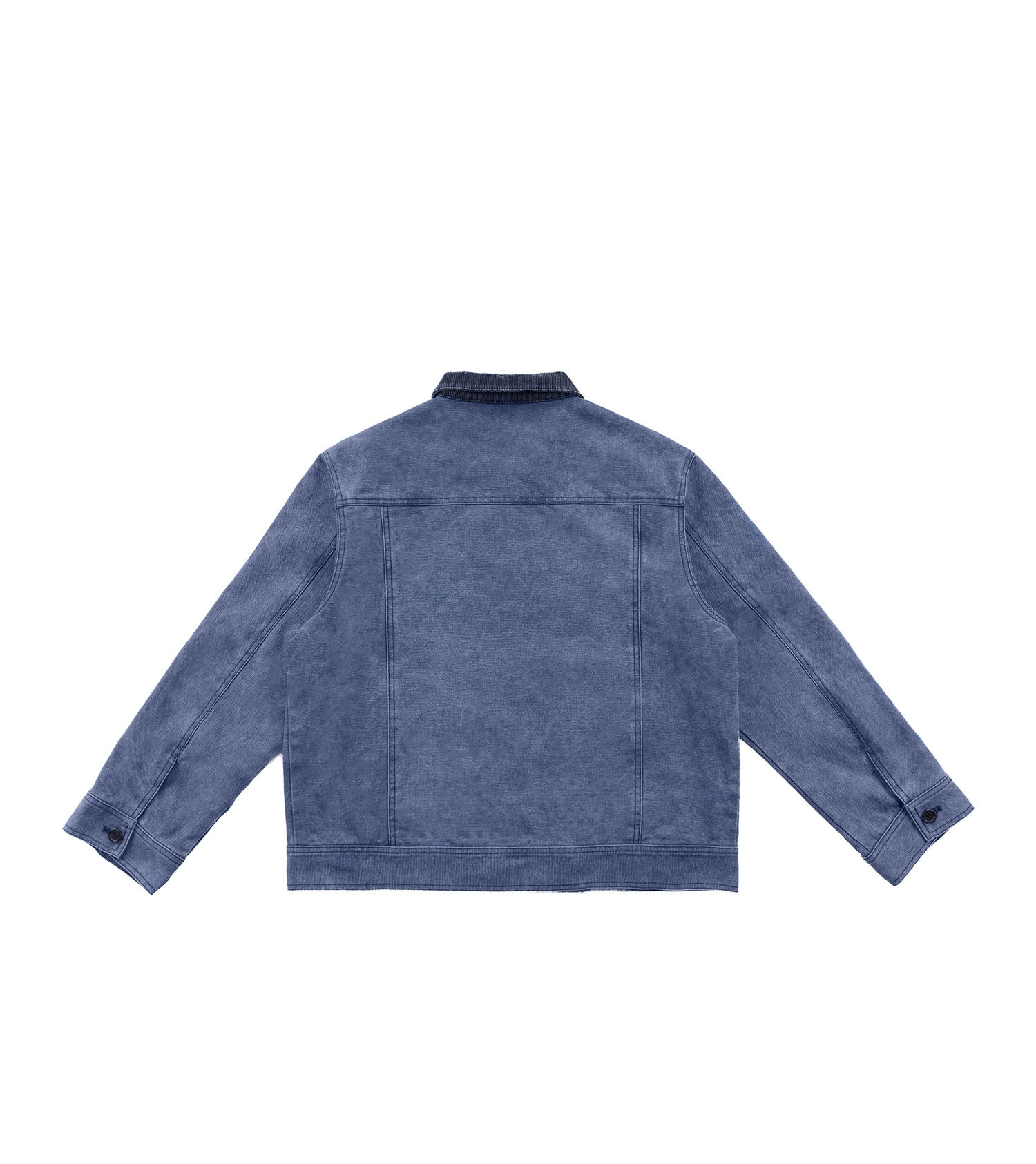 LIBERAFIT Washed Corduroy-Collar Jacket