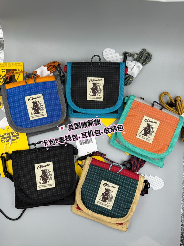 Japanese Genuine British Bear Cobmaster Card Holder, Earphone Case, Coin Purse, Outdoor Bag