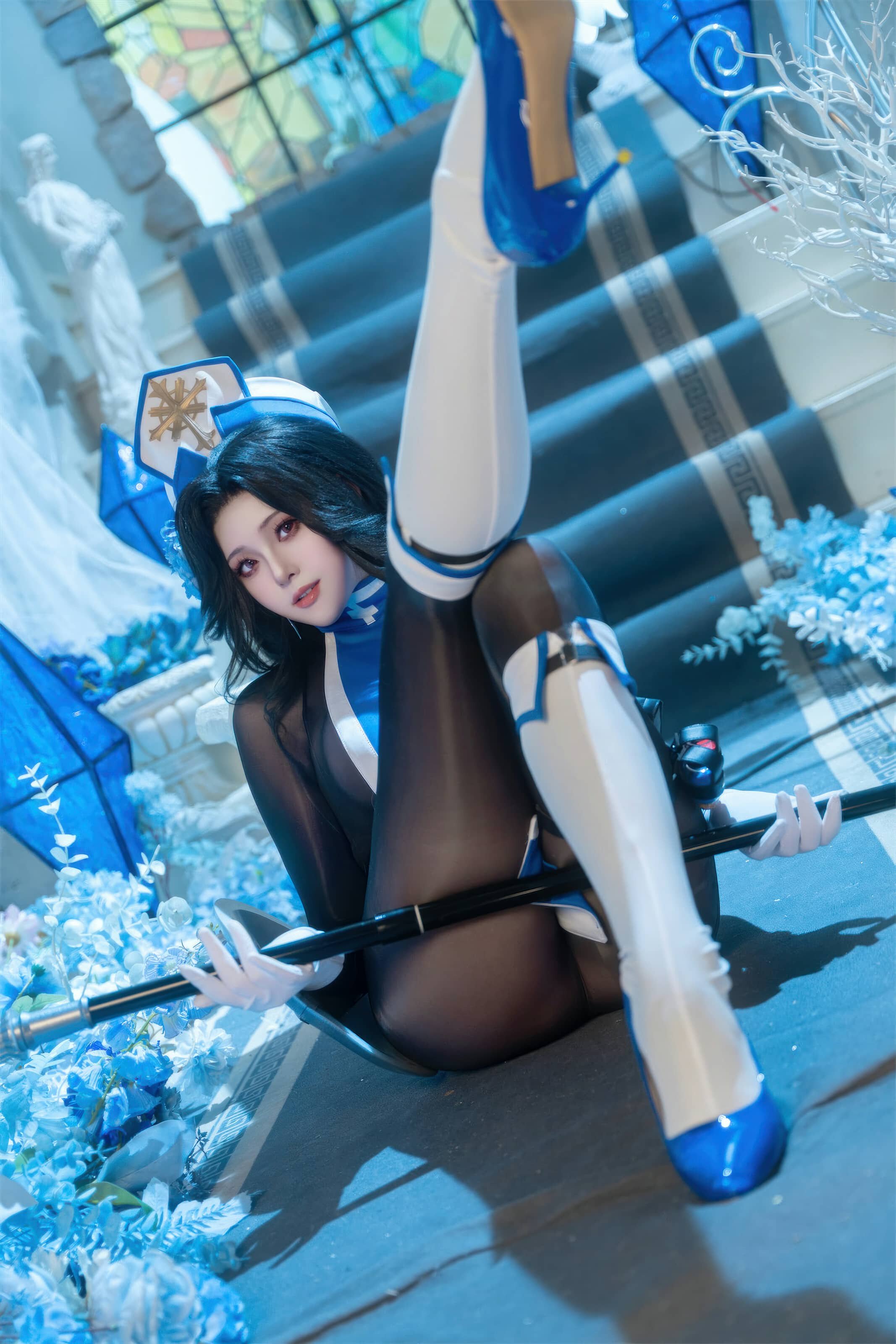 Natsuko_夏夏子 Nikke胜利女神 梅登·冰玫瑰