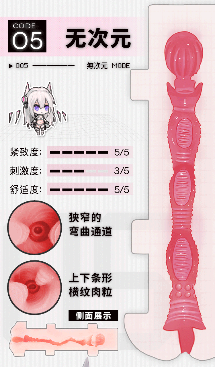 YUU幻雪机娘飞机杯二代姬娘可拆卸洗5合一替换通道圣杯