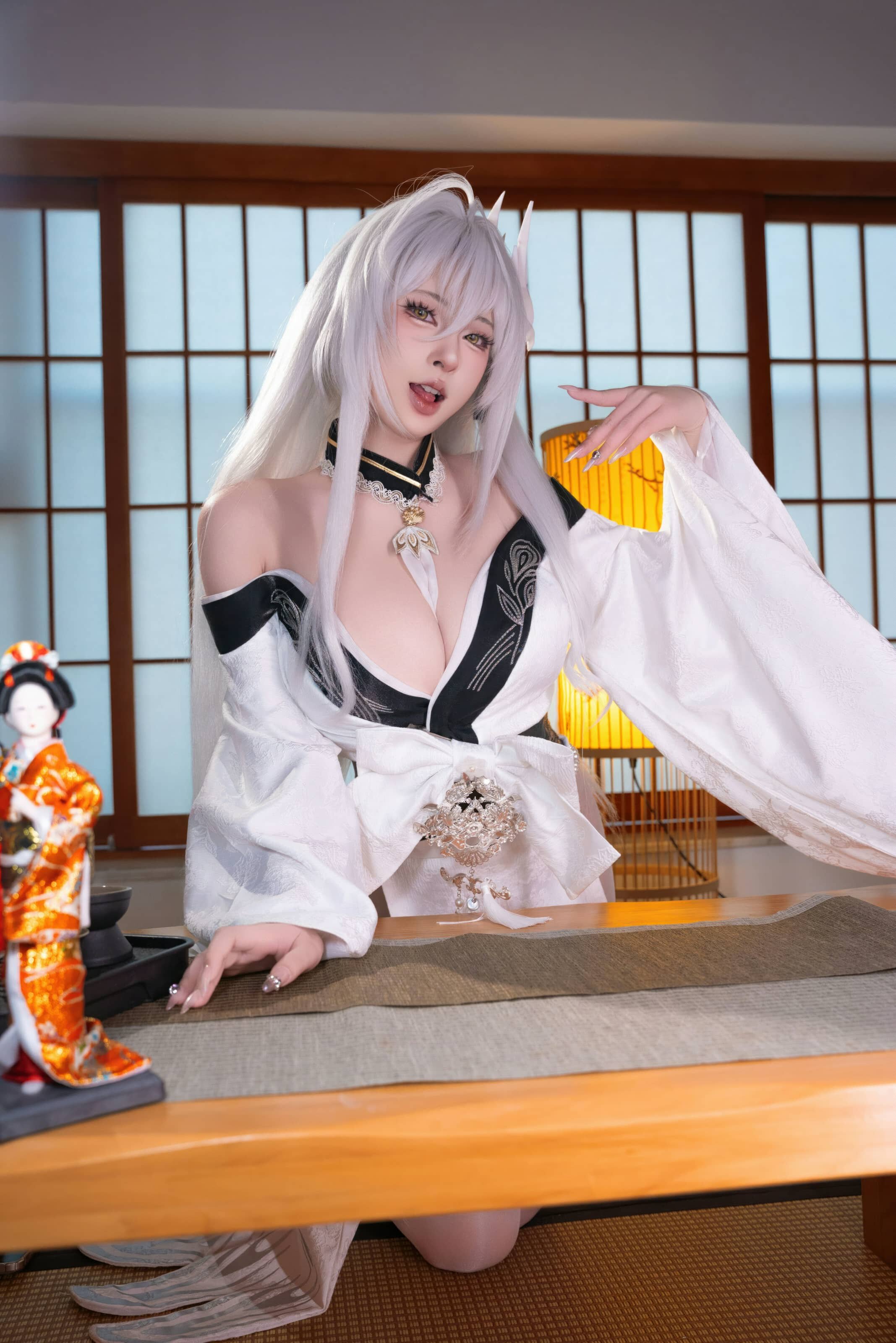 清水由乃 碧蓝航线 白凤和服