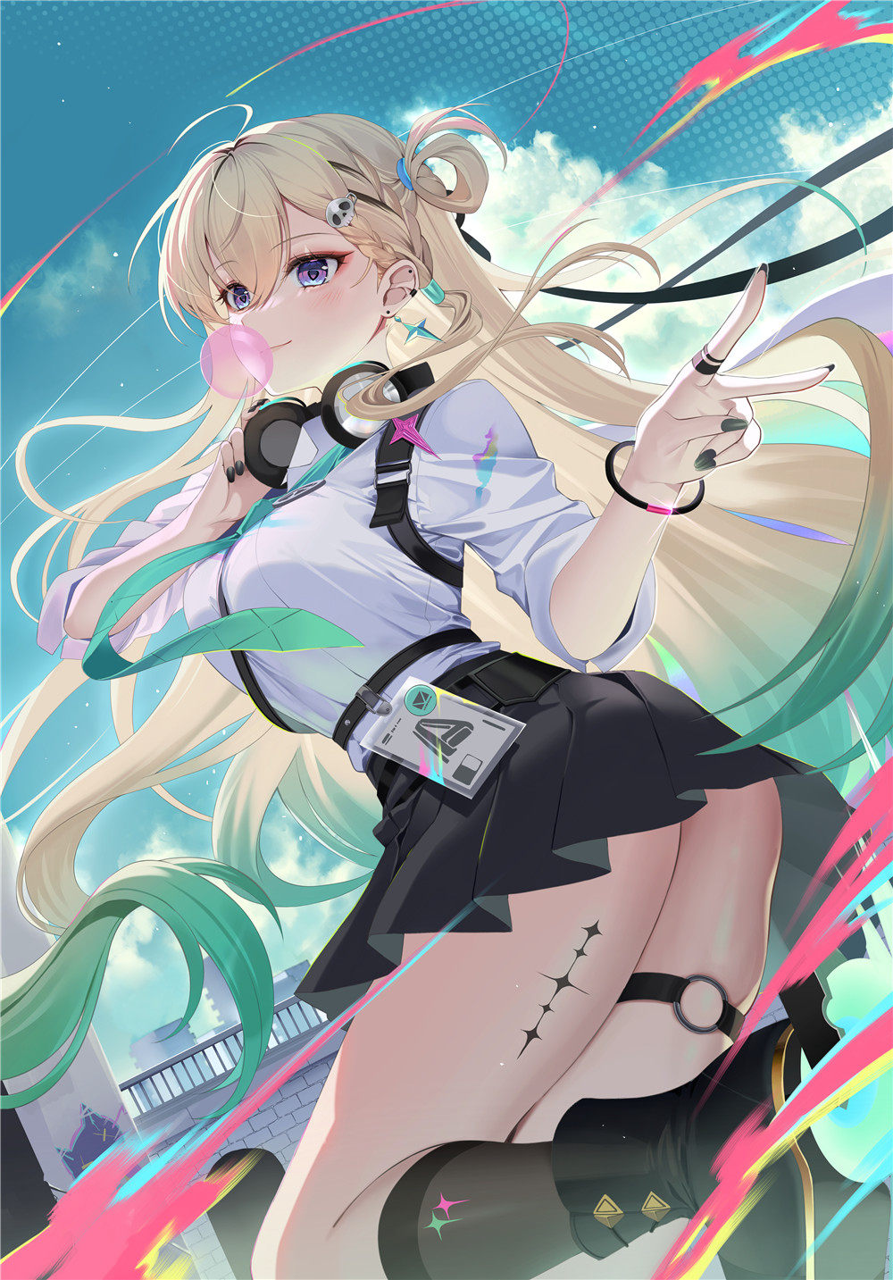 【插画精选】蔚蓝档案 伊落玛丽 鸣潮 千咲 NIKKE：胜利女神[50P-336MB]