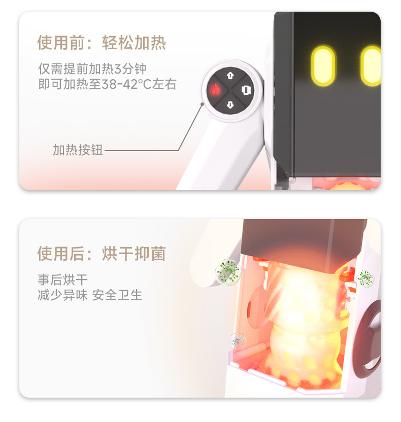 米杯超人飞机杯电动全自动加热伸缩圣杯自慰男用名器隐蔽型斐济杯