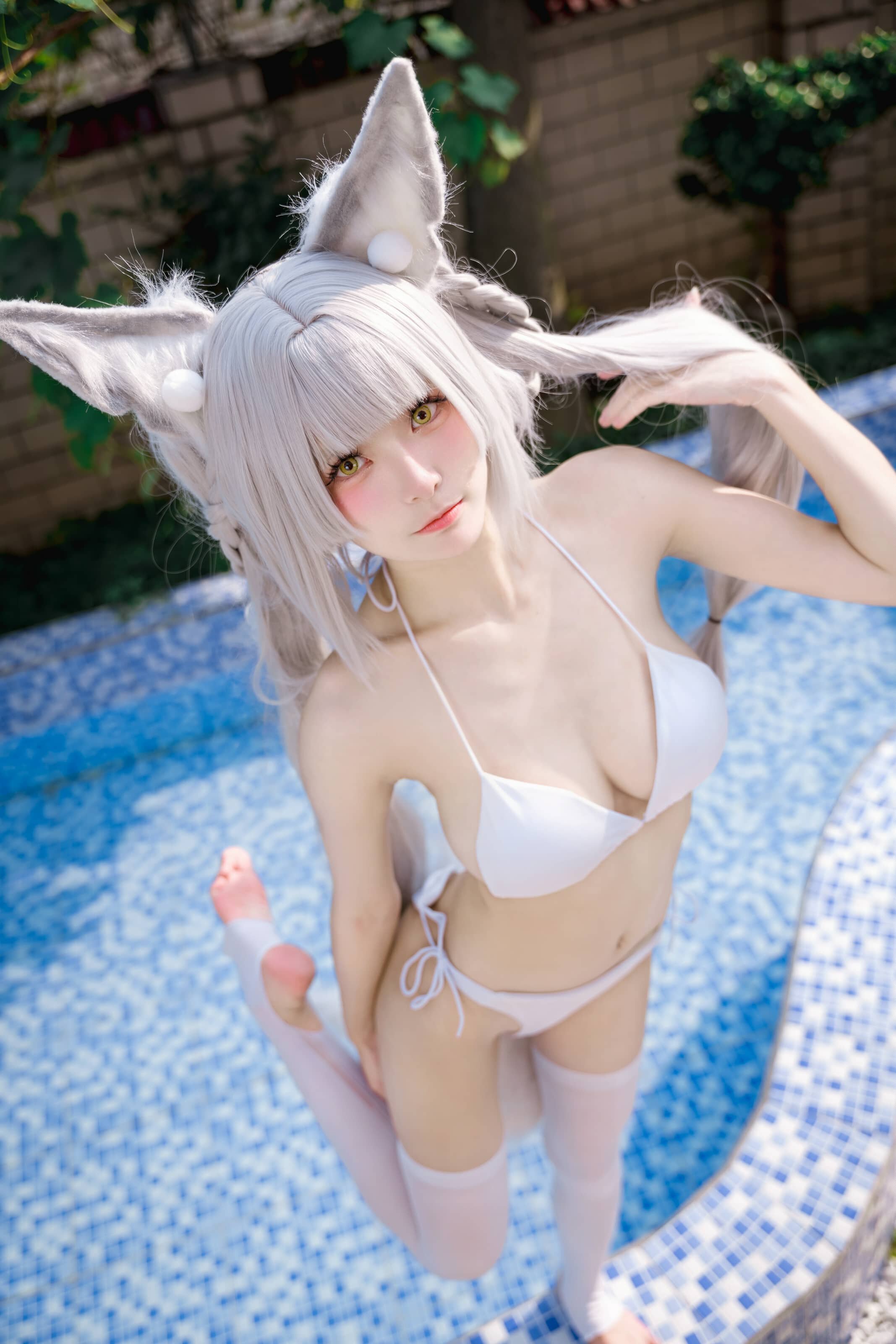 九柒喵 碧蓝航线 朝凪泳装