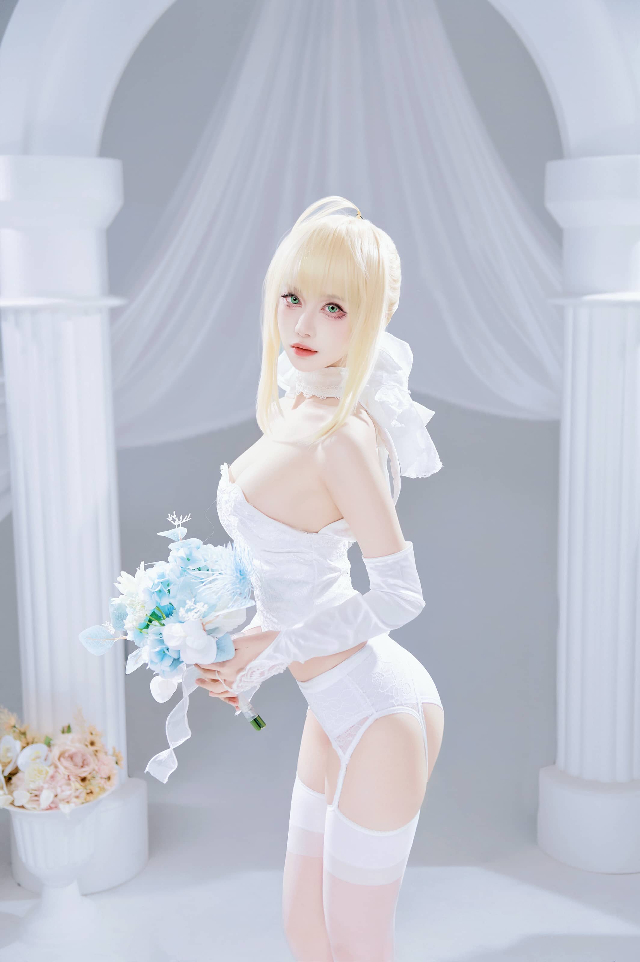 Shika小鹿鹿 FGO Saber花嫁