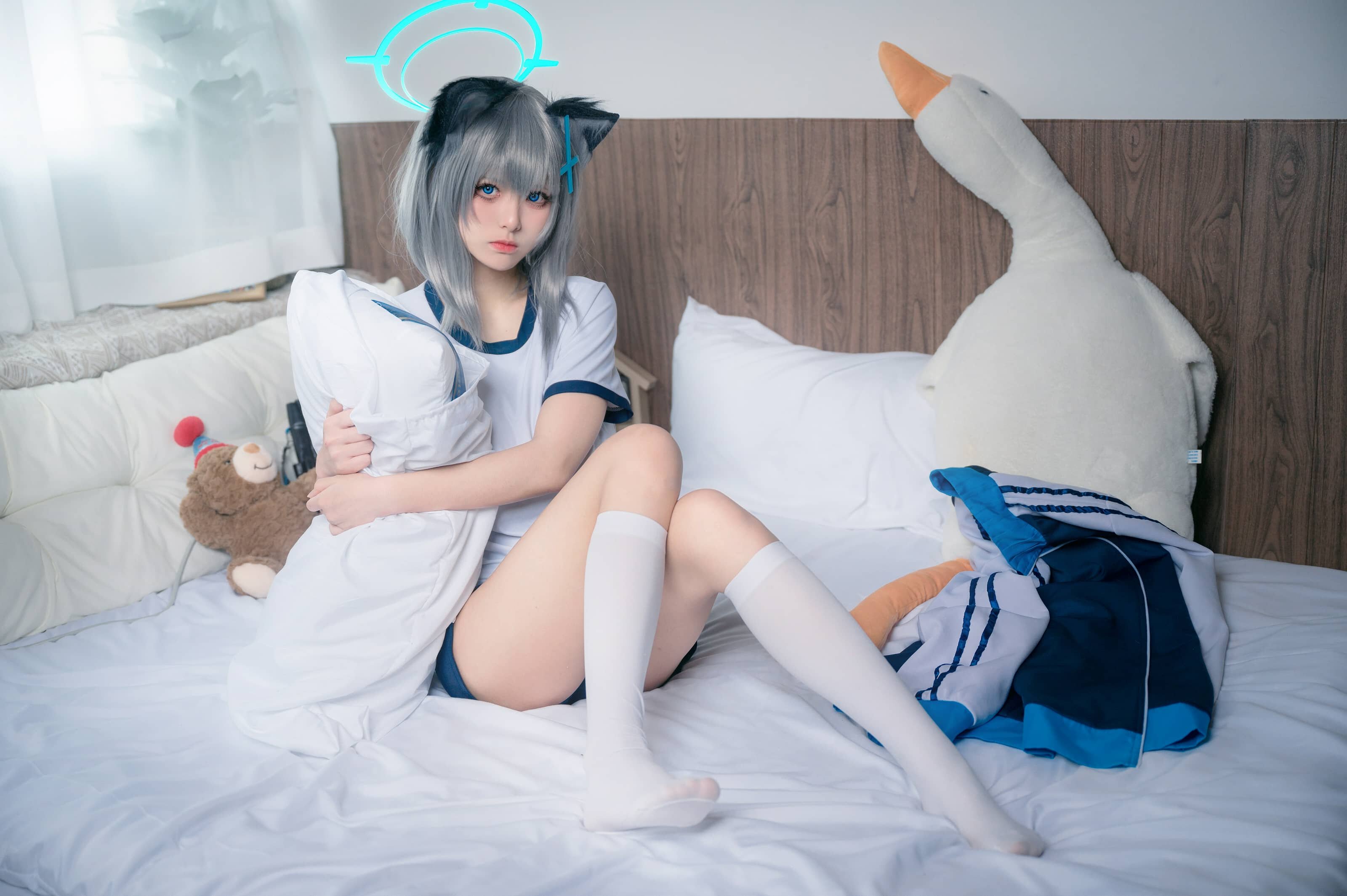 九柒喵 体操服白子