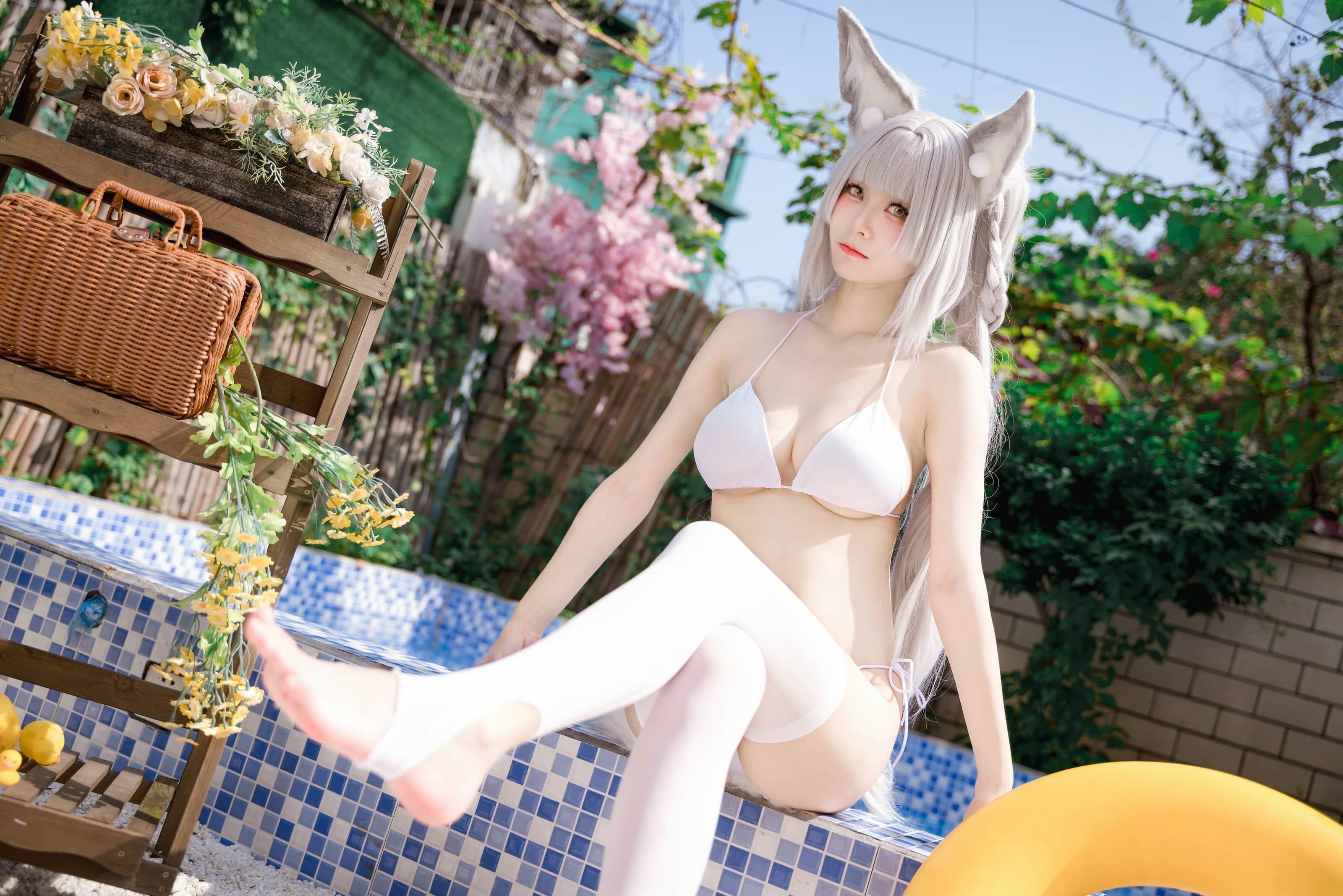 九柒喵 碧蓝航线 朝凪泳装