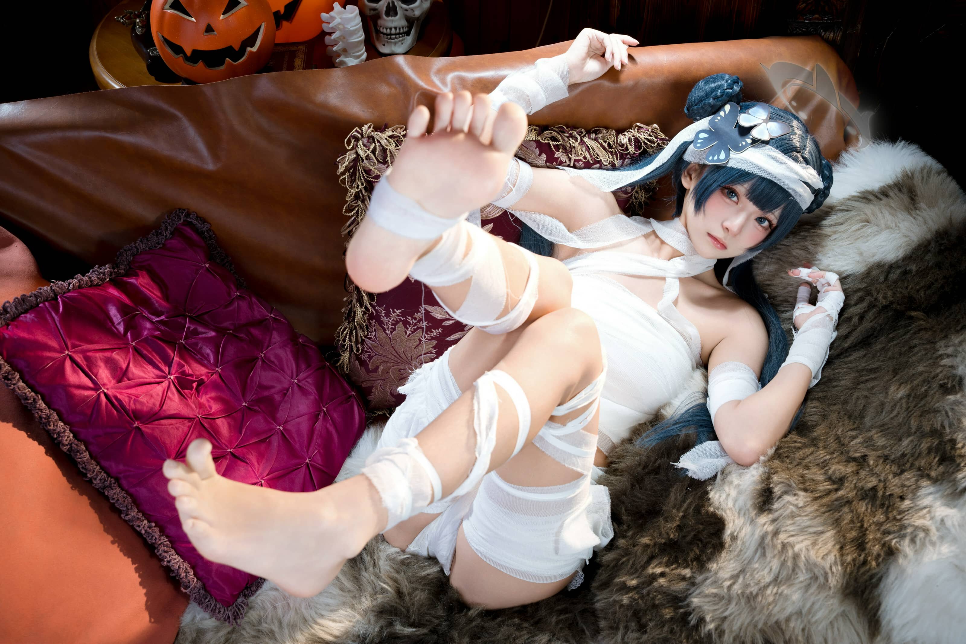 九柒喵 蔚蓝档案 好美+妃咲万圣节