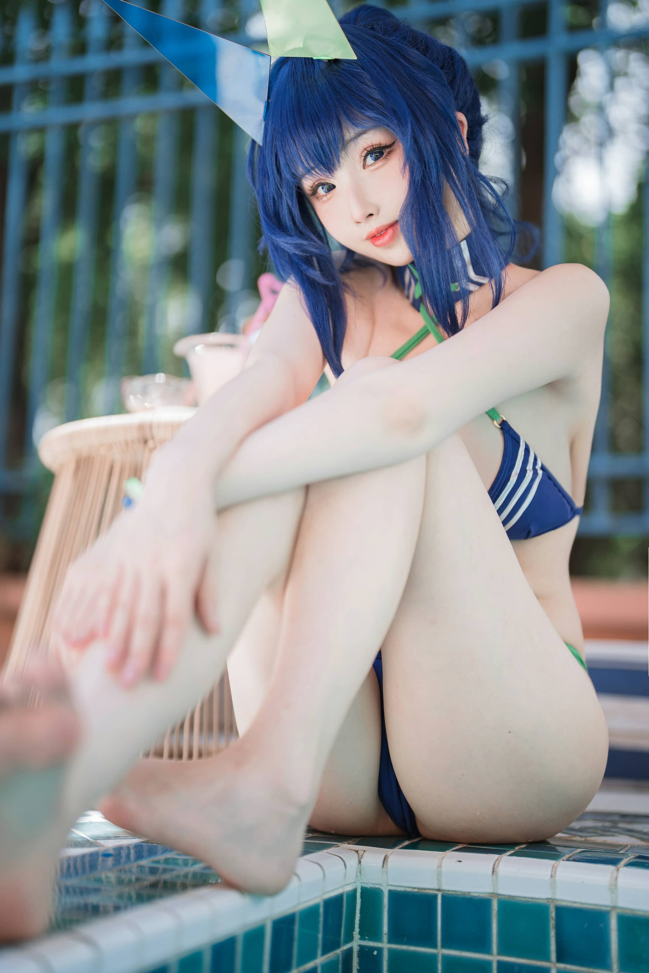 rioko凉凉子 碧蓝航线 花园泳装