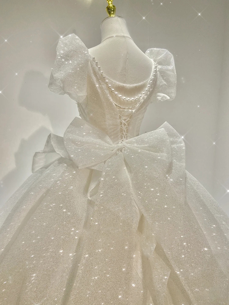 Wedding dress, advanced bag for pregnant, french style, suitable for teen, plus size
