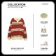 2021 new design sense niche Japanese retro lazy red Christmas sweater female autumn and winter thick and loose