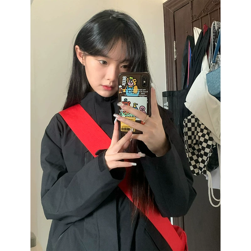 Спортивная демисезонная куртка, пиджак-бейсболка trench coat, осенний костюм, для подростков